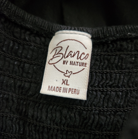 Blanco By Nature Nora Made In Peru 100% Cotton Maxi Dress XL - Picture 9 of 9